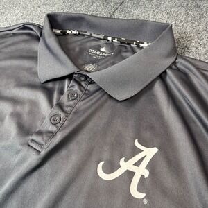 Colosseum Alabama Crimson Tide Mens 2XL Polo Shirt Gray OHT Big & Tall NCAA